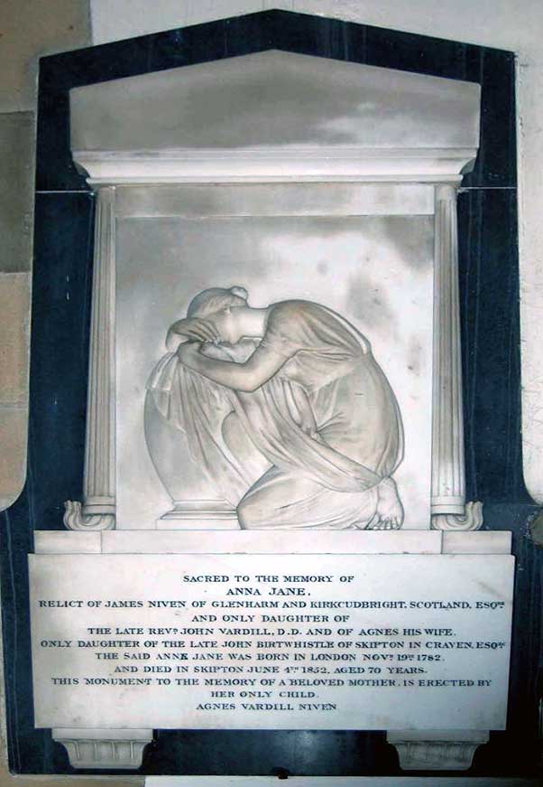 Anna Jane Vardill Memorial